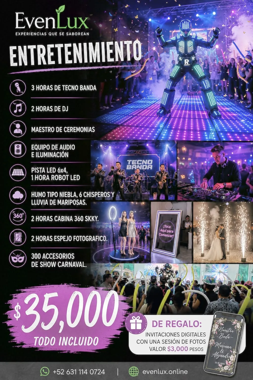 Entretenimiento para eventos Evenlux